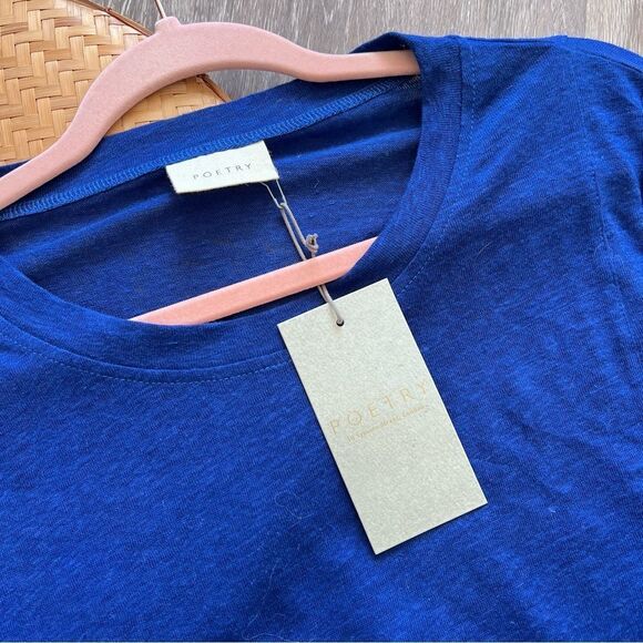 Poetry Blue Long Sleeve Blouse - Picture 2 of 6